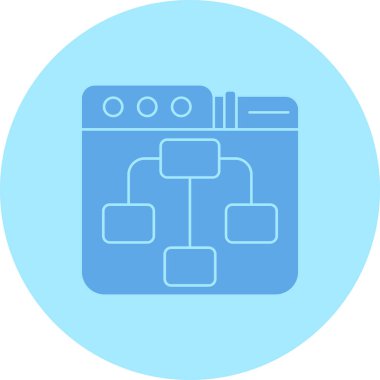 Modern eğitim ikonunun vektör illüstrasyonu