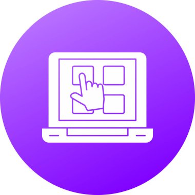 İmleç. Web simgesi basit illüstrasyon