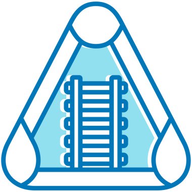 Modern bir simgenin vektör illüstrasyonu