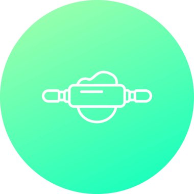 güzel gaz vektör çizgisi simgesi