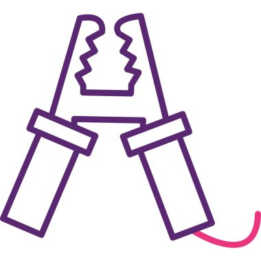 Modern bir simgenin vektör illüstrasyonu