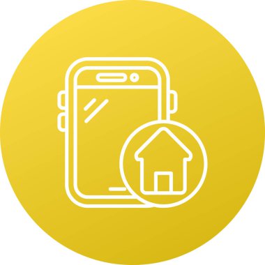 Akıllı Ev vektör simgesi