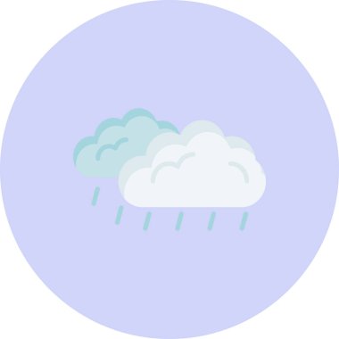 Bulut. Web simgesi basit tasarım