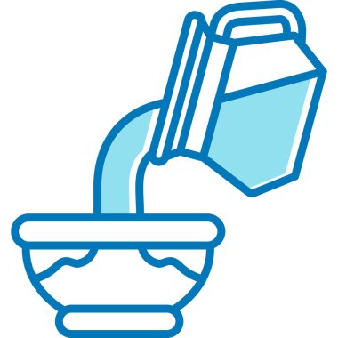 yiyecek sütü simgesi ana hatlarıyla