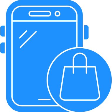 çanta cep telefonu simgesi