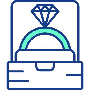 Elmas. Web simgesi basit illüstrasyon