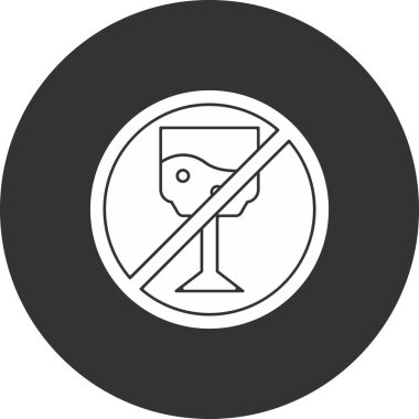 Moda biçimi izole edilmiş arkaplanda yasak işaret simgesi