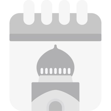 Bina düz simge vektör çizim