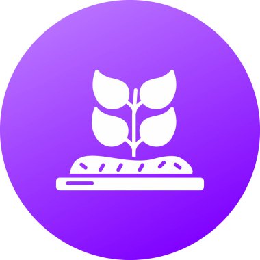 Bir çiftlik simgesinin vektör illüstrasyonu