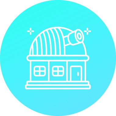 güzel ev vektör çizgisi simgesi