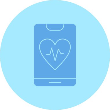 vektör kalp hızı modern simge