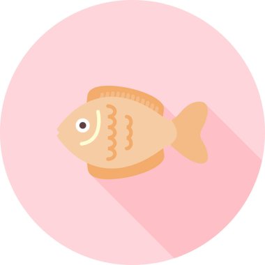 Bir balık düz simgesi