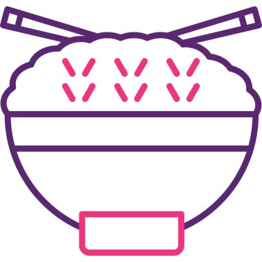 Yemek. Web simgesi basit illüstrasyon