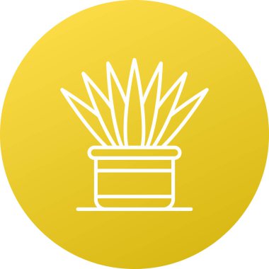 Kaktüs Simgesi, vektör illüstrasyonu