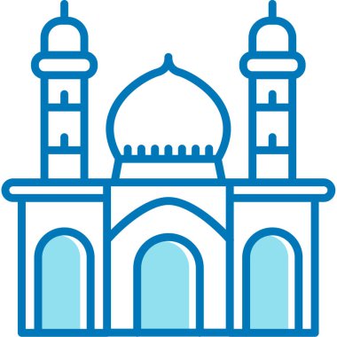 Cami simgesi. Basit tasarım çizimi. vektör illüstrasyonu