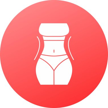 Kahve ikonu, çizgi, vektör illüstrasyonlu kadın