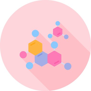 Kırmızı ve mavi geometrik bir arkaplanın vektör çizimi