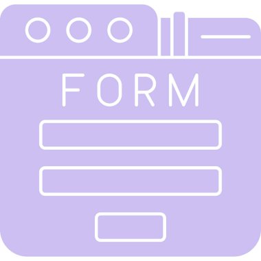 belge web simgesi, vektör illüstrasyonu