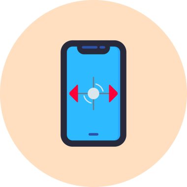 cep telefonu ikonu vektör illüstrasyonu