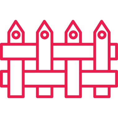 Kırmızı mum ikonu. vektör illüstrasyonu