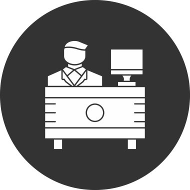 Modern algılama simgesinin vektör illüstrasyonu