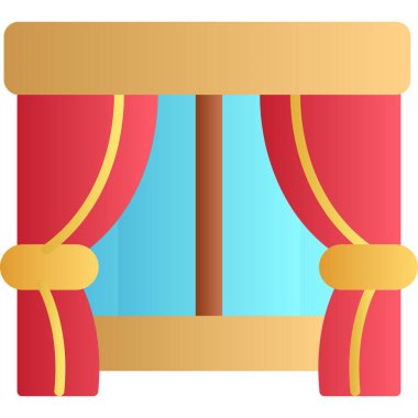 Çizgi film afişinin vektör illüstrasyonu