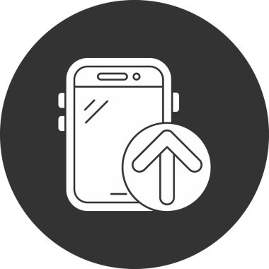 cep telefonu simgesi, basit tasarım