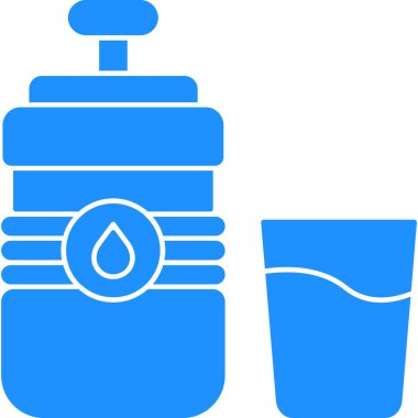 Su şişesi. Basit tasarım