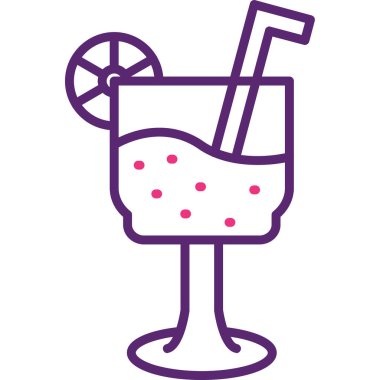 meyve suyu Web ikonu vektör illüstrasyonu