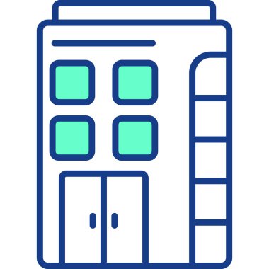 yapı mimarisi simgesi oluşturma - taslak biçimi