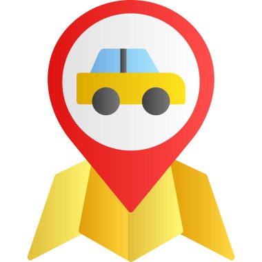 Trafik işareti düz simge, vektör, illüstrasyon