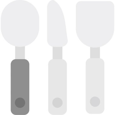 Mutfak gereçleri ikon vektör çizimi