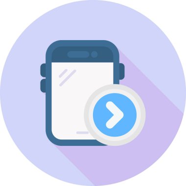 cep telefonu ikonu vektör illüstrasyonu