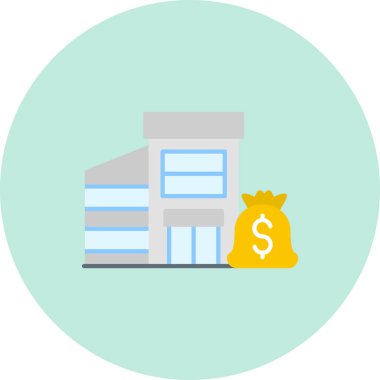 Dolar. Web simgesi basit illüstrasyon