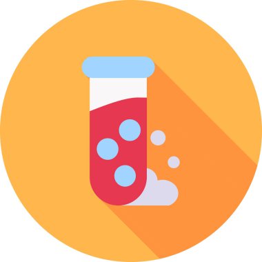 Bir ilaç şişesinin vektör çizimi