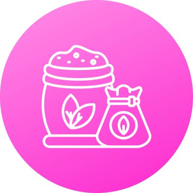 Bir fincan simgesinin vektör illüstrasyonu