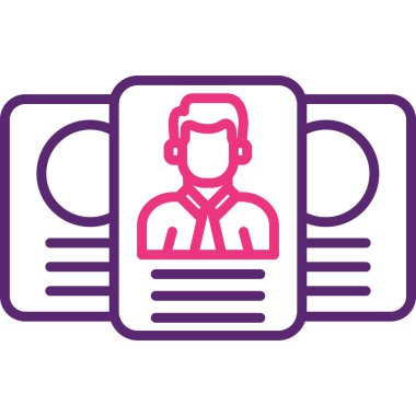 avatar simgesi vektör illüstrasyonu