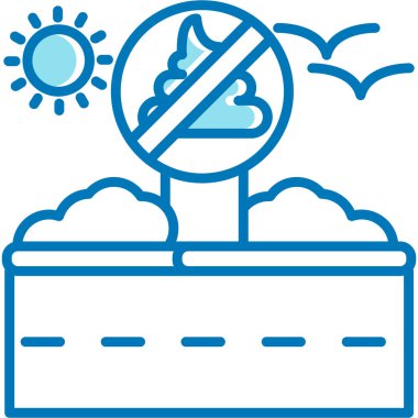 Tek bir simgenin vektör illüstrasyonu