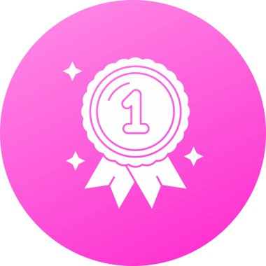 ödül simgesi modada izole edilmiş arkaplan