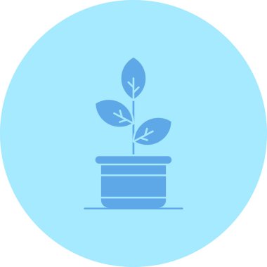 bitki simgesi vektör illüstrasyonu