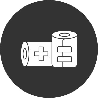 Pil. Web simgesi basit bir illüstrasyon. pil