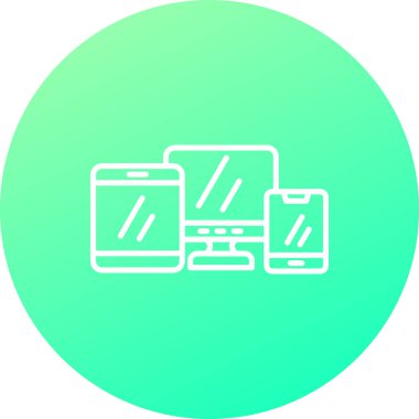 benzersiz cep telefonu vektör simgesi