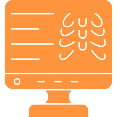 Modern bir simgenin vektör illüstrasyonu