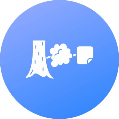 Şirin bir ağaç gövdesinin çıkartması.