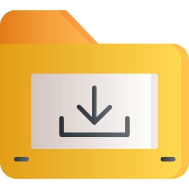 Düz simge, vektör illüstrasyonu indir