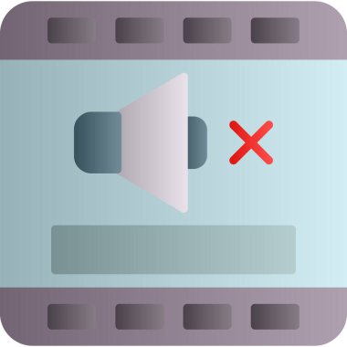 video simgesi, vektör illüstrasyonu