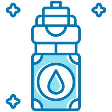 Su şişesi. Basit tasarım