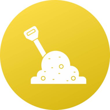 Sarı ve beyaz arkaplanın vektör çizimi