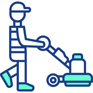 Elektrikli süpürge. Basit simge