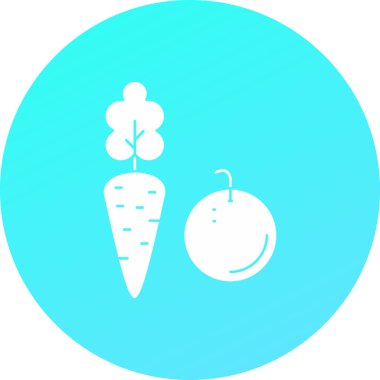 vektör besin ve sebze simgesi